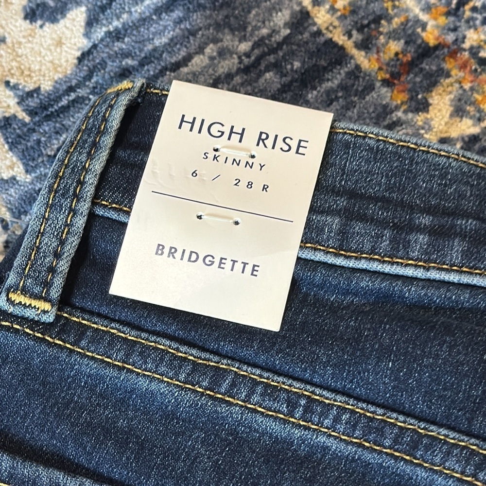 NWT $128 LUCKY BRAND WMN high rise skinny 6/28 Bridgette jeans pants - Picture 7 of 14